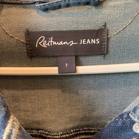 Reitmans Jeans | cotton/elastane denim jacket | size 7 - Picture 3 of 7